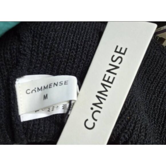 Commense Halter Cross-Over Collar Sweater Size Medium Tank Top Ribbed - Picture 5 of 5